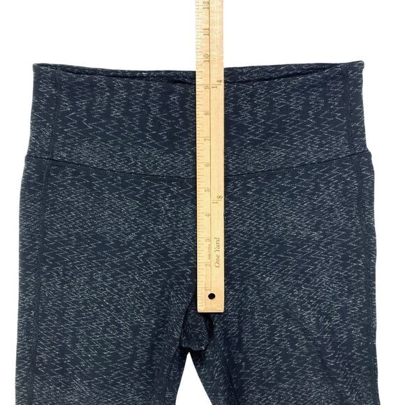 Athleta Yoga Leggings Womens S Black Heartbeat Chaturanga Athletic Stretchy Gym - Picture 10 of 14